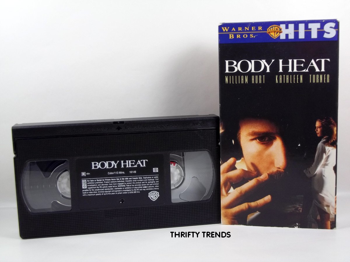 Body Heat With William Hurt And Kathleen Turner 1995 Vhs Vg