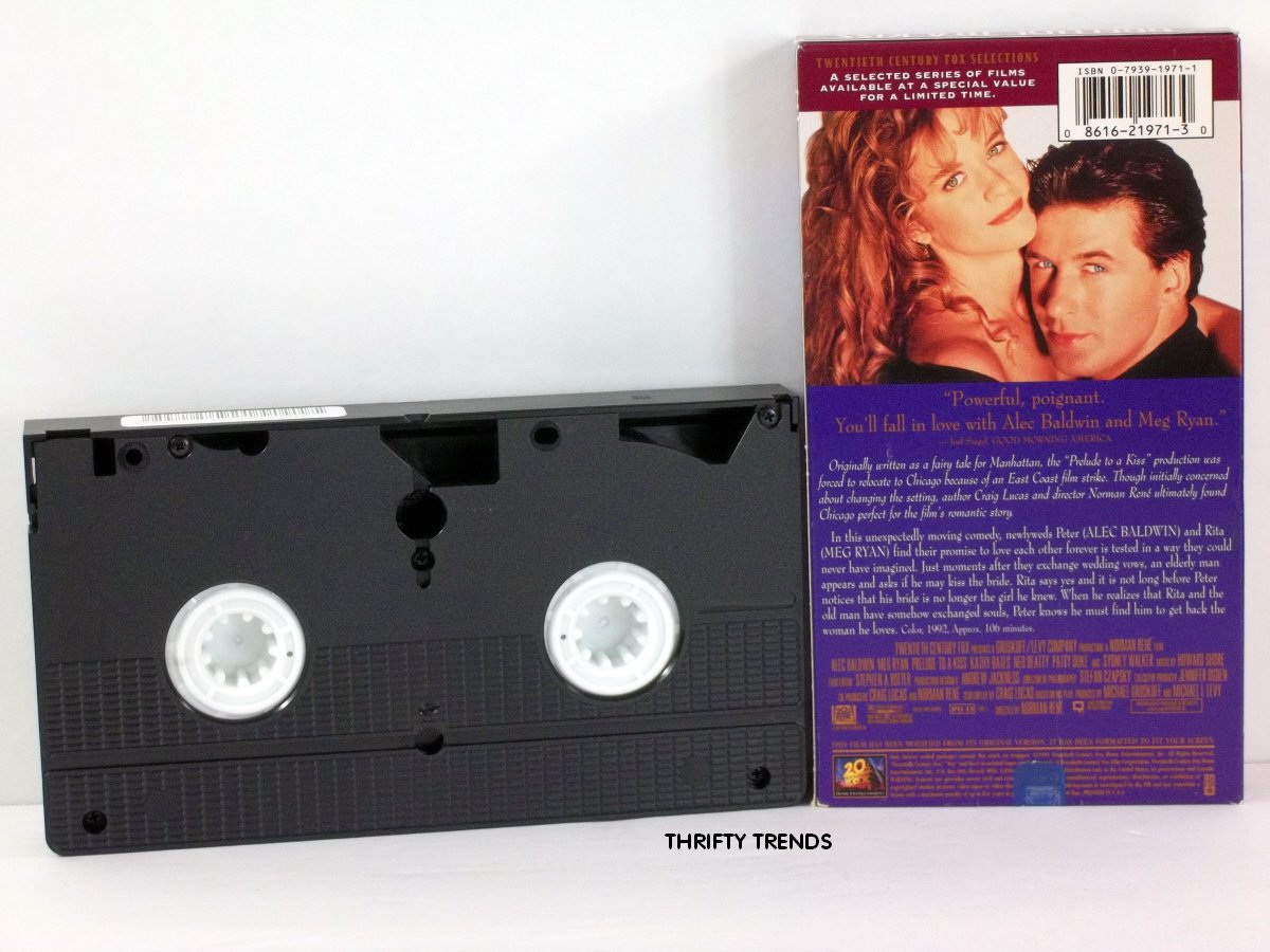 PRELUDE TO A KISS with Meg Ryan & Alec Baldwin 1995 (VHS) VG