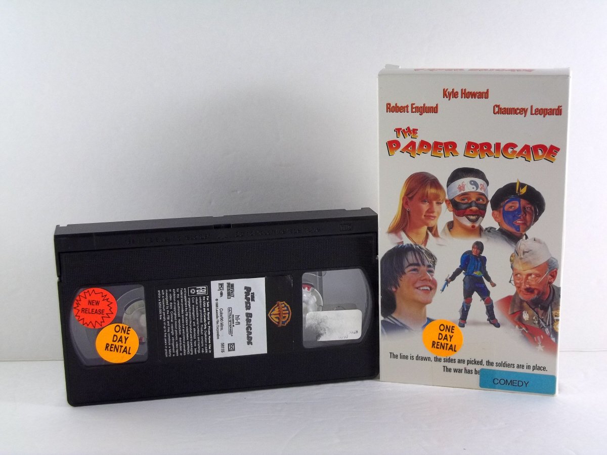 THE PAPER BRIGADE with Kyle Howard & Robert Englund 1997 (VHS) VG