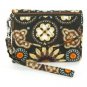 Vera Bradley Super Smart Wristlet smartphone wallet ID coin case Canyon NWT  iPhone 4 or...
