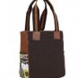 Vera Bradley Small Colorblock Tote Cocoa Moss NWT travel tablet reader bag