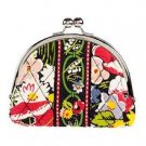Vera Bradley Double Kiss coin Poppy Fields NWT Retired small purse lipstick case