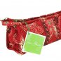 Vera Bradley Small Bow Cosmetic Mesa Red NWT Retired - brush and pencil travel tech case Summer