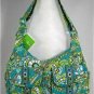 Vera Bradley Cargo Sling Peacock crossbody hobo shoulder bag   Retired NWT