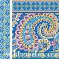 Vera Bradley Small Tic Tac Tote handbag Capri Blue NWT Retired nice for e-reader, tablet