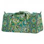 Vera Bradley Small Duffel Peacock NWT Retired satchel gym bag