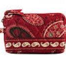 Vera Bradley Small Cosmetic Mesa Red NWT Retired makeup tech travel case
