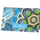 Vera Bradley Card Holder Bali Blue Retired  ID business calling card case nwt