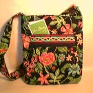 Vera Bradley Hipster Botanica  crossbody shoulder bag Retired NWT tablet tech