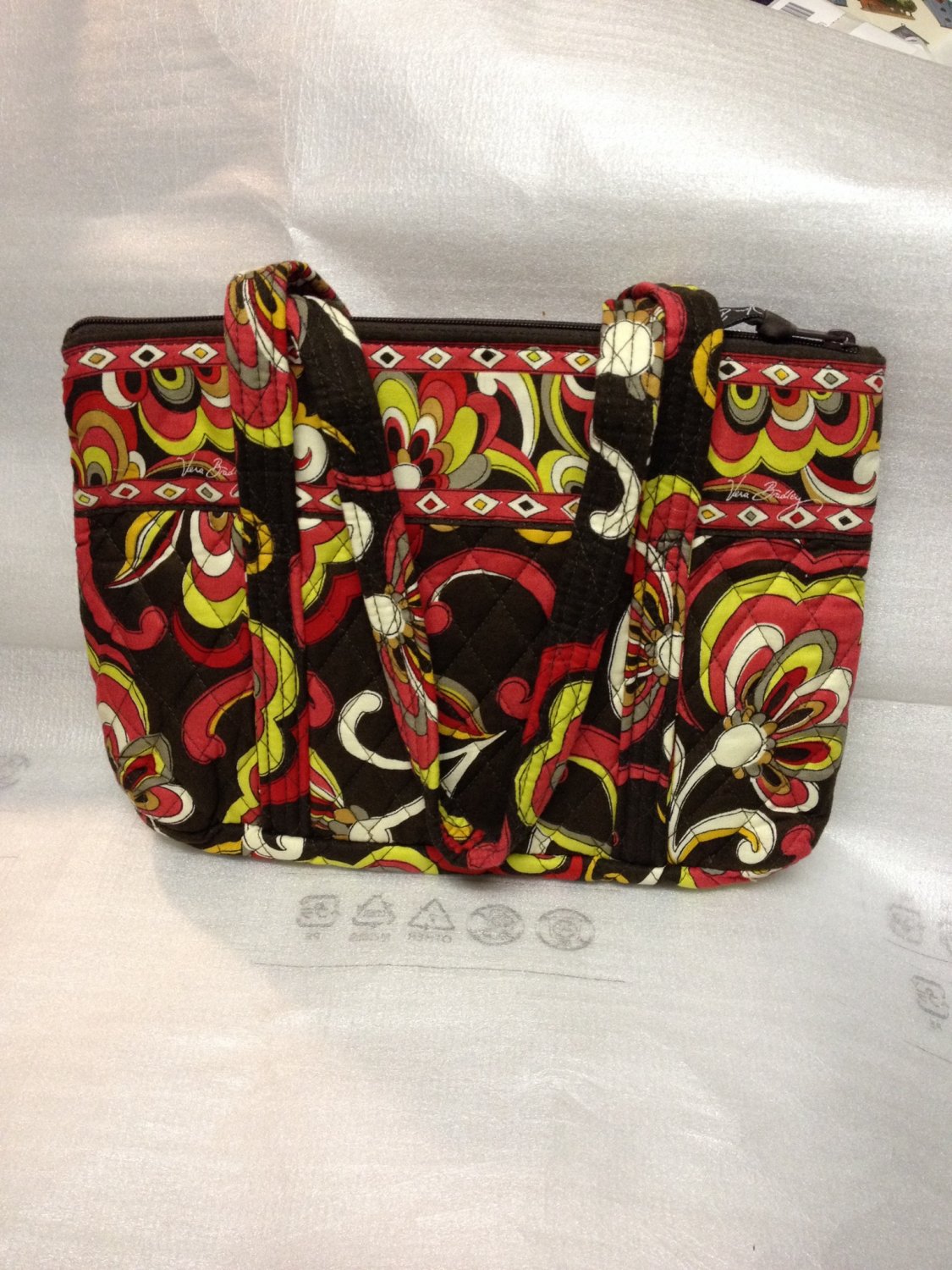 Vera Bradley Little Betsy handbag Puccini NWT Retired purse tablet tech ...