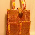 Vera Bradley Tiki Tote Bali Gold lapto portfolio travel shoulder bag NWT Retired Vera Bradley Tiki Tote Bali Gold lapto portfolio travel shoulder bag NWT Retired