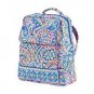 Vera Bradley Large Backpack Capri Blue  Retired NWT travel weekender overnighter satchel