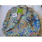 Vera Bradley Large Backpack Capri Blue  Retired NWT travel weekender overnighter satchel