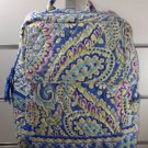 Vera Bradley Large Backpack Capri Blue  Retired NWT travel weekender overnighter satchel