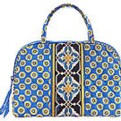 Vera Bradley Riviera Blue Purse Cosmetic travel case makeup bag Retired Vera Bradley Riviera Blue Purse Cosmetic travel case makeup bag Retired