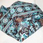 Vera Bradley Large Duffel Java Blue original pattern satchel weekend overnight carryon Retired RARE