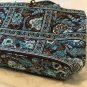 Vera Bradley Tic Tac Tote Large original Java Blue XL beachbag overnighter Retired