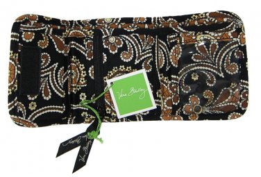 Vera Bradley Pocket Wallet Caffe Latte NWT Retired coin purse card case fold-over ID card case