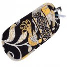 Vera Bradley Double Eye Yellow Bird  holds two pairs eyeglasses NWT retired