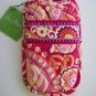 Vera Bradley Double Eye Rasberry Fizz  holds two pairs eyeglasses NWT retired