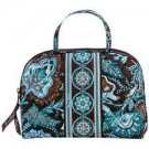 Java Blue Purse Cosmetic travel Vera Bradley Retired NWT makeup case toiletry bag Java Blue Purse Cosmetic travel Vera Bradley Retired NWT makeup case toiletry bag