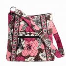 Vera Bradley Hipster in Mocha Rougue  crossbody shoulder bag