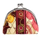Vera Bradley Double Kiss coin purse Buttercup  NWT Retired
