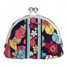 Vera Bradley Double Kiss coin  Happy Snails NWT Retired change small kisslock purse