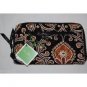 Vera Bradley Zip Around Wallet Caffe Latte  clutch organizer