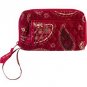 Vera Bradley Zip Around Wallet Mesa Red clutch organizer