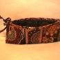 Vera Bradley Small Bow Cosmetic KENSINGTON Retired  brush and pencil travel tech case