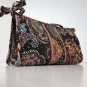 Vera Bradley Small Bow Cosmetic KENSINGTON Retired  brush and pencil travel tech case