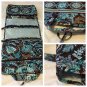 Vera Bradley Hanging Organizer Java Blue travel packing aid foldup cosmetic toiletry case