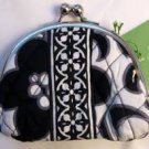 Vera Bradley Double Kiss coin purse Night & Day NWT Retired  small purse clutch