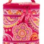 Vera Bradley Cool Keeper Rasberry Fizz insulated lunch snack bottle makeup case tote Retired
