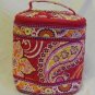 Vera Bradley Cool Keeper Rasberry Fizz insulated lunch snack bottle makeup case tote Retired