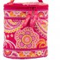 Vera Bradley Cool Keeper Rasberry Fizz insulated lunch snack bottle makeup case tote Retired