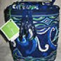 Vera Bradley Cool Keeper Mediterranean Blue insulated snack bottle lunch travel case tote Retired