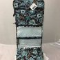 Vera Bradley Hanging Organizer Java Blue travel packing aid foldup cosmetic toiletry case