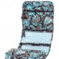 Vera Bradley Hanging Organizer Java Blue travel packing aid foldup cosmetic toiletry case