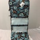 Vera Bradley Hanging Organizer Java Blue  travel packing aid foldup cosmetic toiletry case