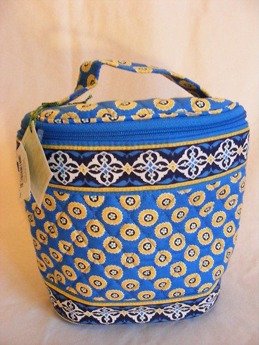 Vera Bradley Cool Keeper lunch snack medicine tote  Riviera Blue   NWT Retired