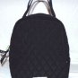 Vera Bradley Let's Do Lunch Bunch Classic Black microfiber snack tote bottle bag toiletry case