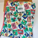 Vera Bradley Reversible Swimwear Beach Wristlet Cuban Stamps Tote travel organizer pouch 8.5x11