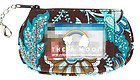 Vera Bradley Clip Zip ID Java Blue NWT Retired coin purse tech pill case Original Java