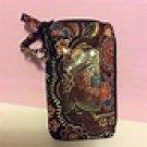 Vera Bradley All in One wristlet Kensington  travel organizer wallet tech case Retired