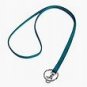 Vera Bradley Lanyard ID badge keyring holder necklace • Bahama Bay microfiber turquoise