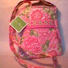 Vera Bradley Hipster Petal Pink  original version  roomy flat for easy travel add on crossbody