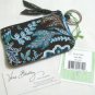 Vera Bradley Zip ID Case JAVA BLUE original pattern ID card pill case  NWT Retired