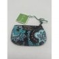 Vera Bradley Clip Zip ID Java Blue NWT Retired coin purse tech pill case Original Java